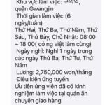 Nhân viên bếp (1 người)