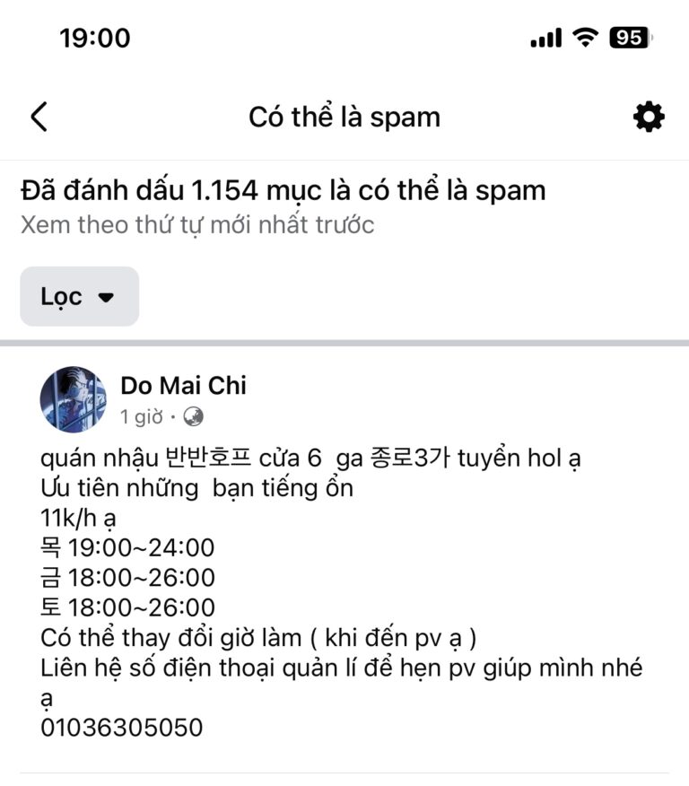 quán nhậu 반반호프 cửa 6 ga 종로3가 tuyển hol ạ